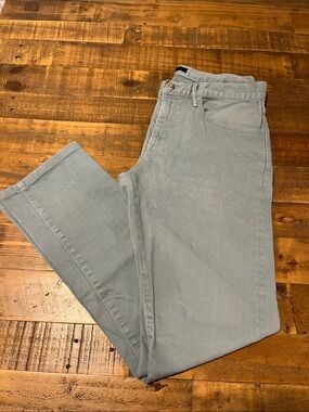 3x1 NYC Men's Light Green Straight Jeans ~ 33 x 30